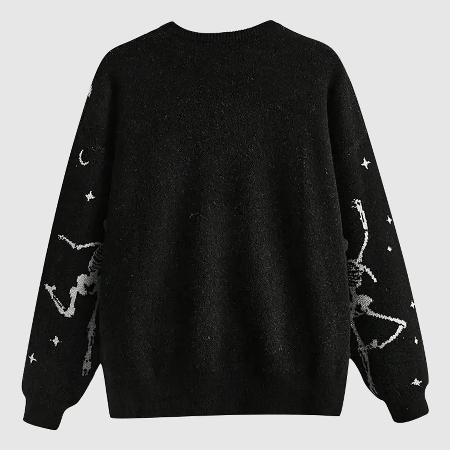 Black Halloween Skeleton Sweater