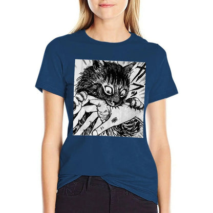 Blue Cat Bite Hand Classic T-Shirt