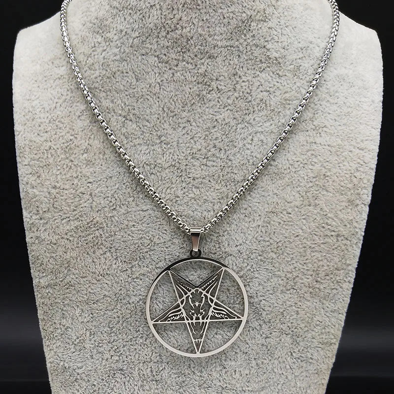 Large Talisman Stainless Steel Necklaces