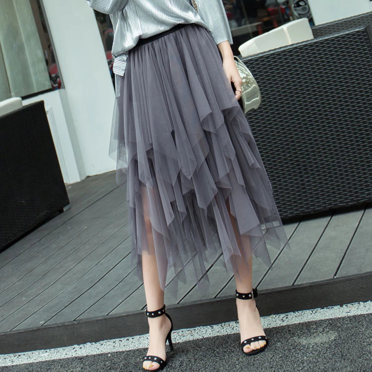 Tulle High Waist Skirts