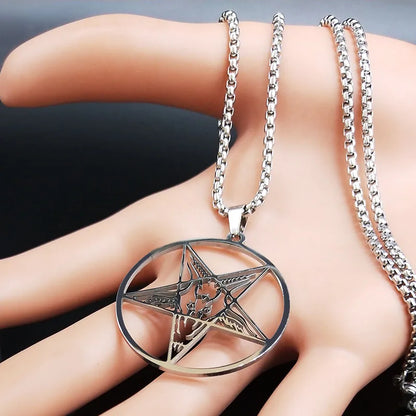 Large Talisman Stainless Steel Necklaces