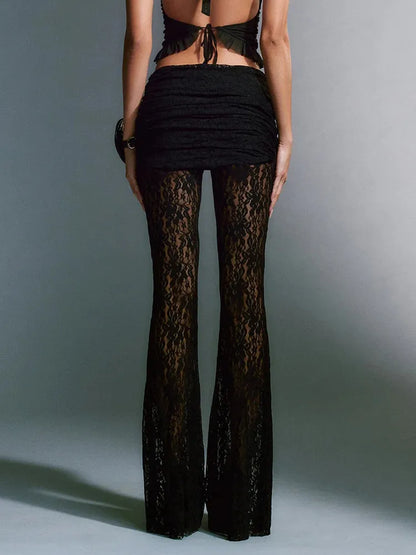 See Through Lace Women Pants