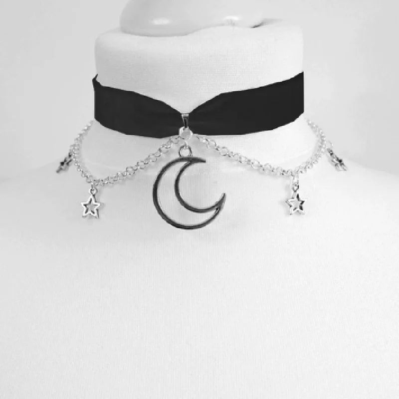 Gothic Chokers with Charms