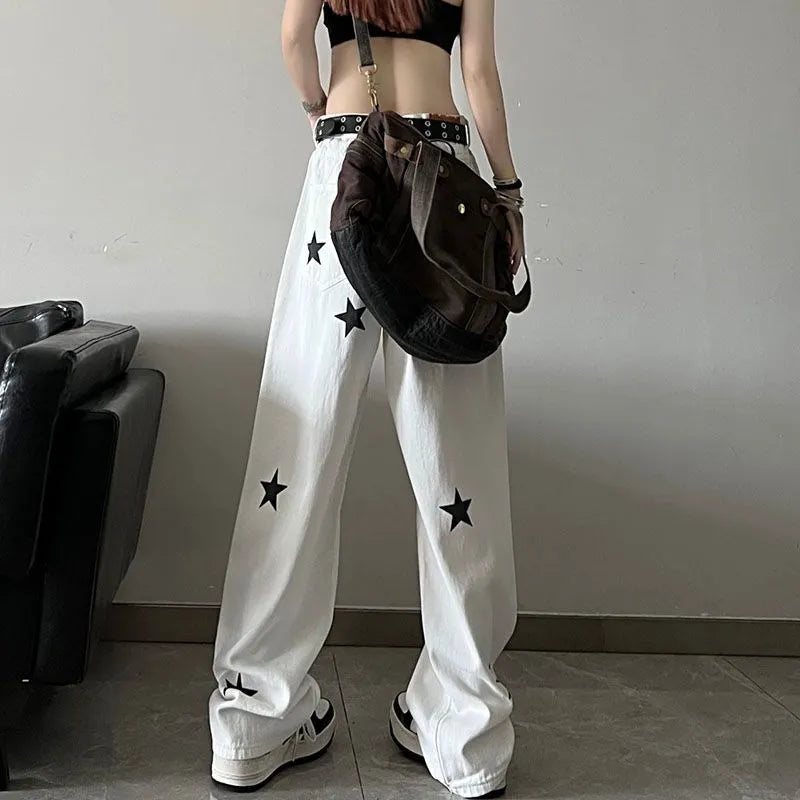 Denim Star Baggy Pants