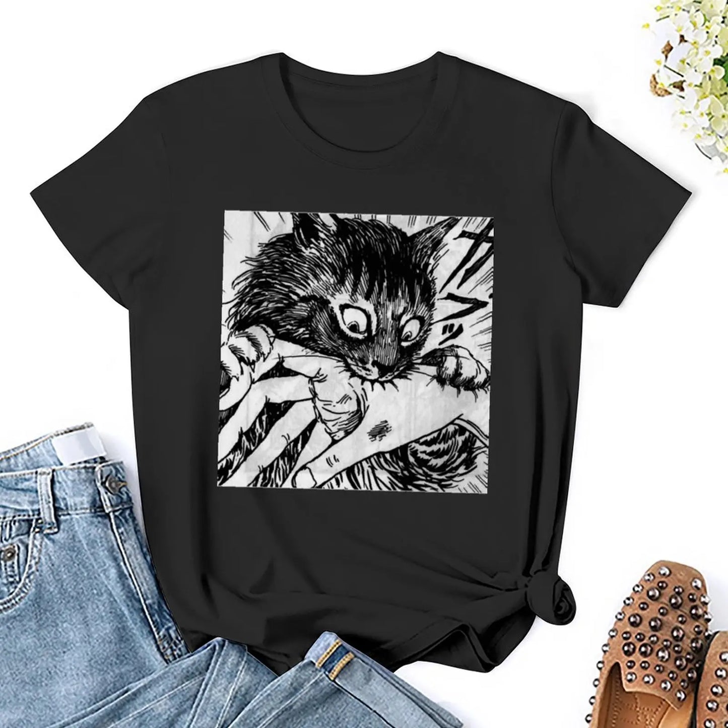 Cat Bite Hand Classic T-Shirt