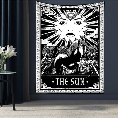 Wall Hanging Black Tapestry