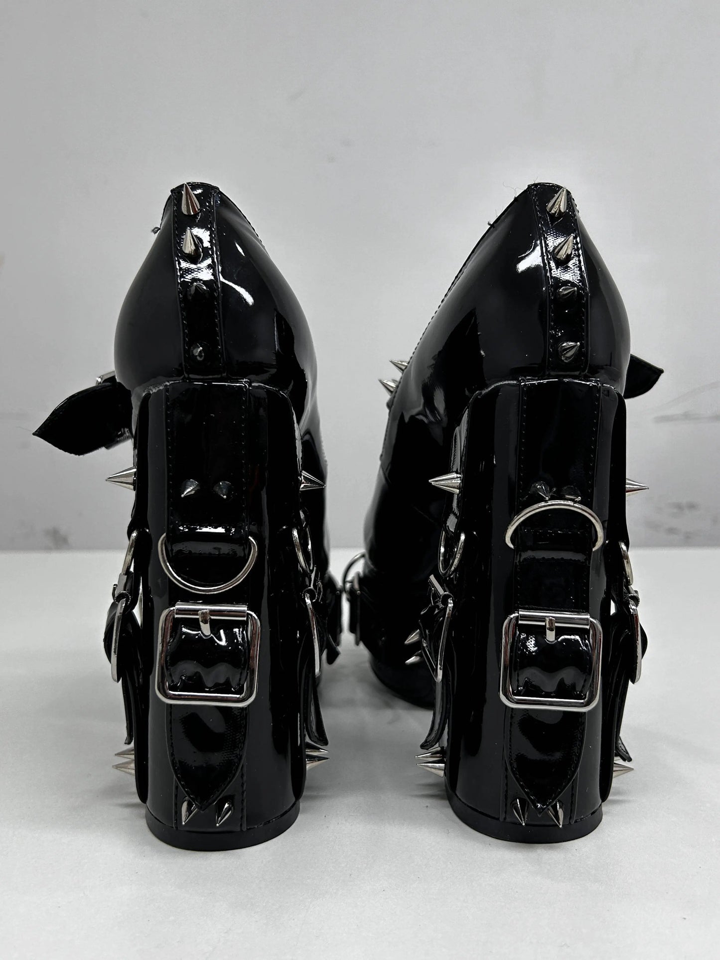 Gothic Buckle High Heels