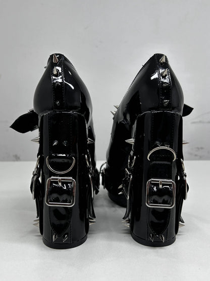 Gothic Buckle High Heels