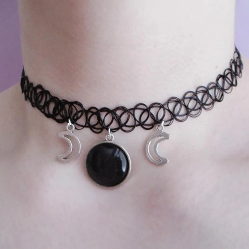 Gothic Moon Chokers