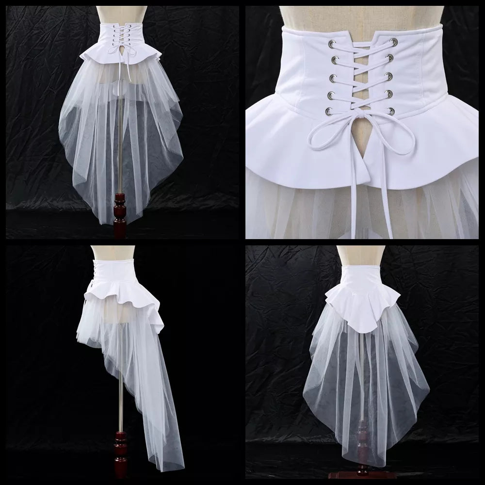 Gothic Corset Tulle Belt