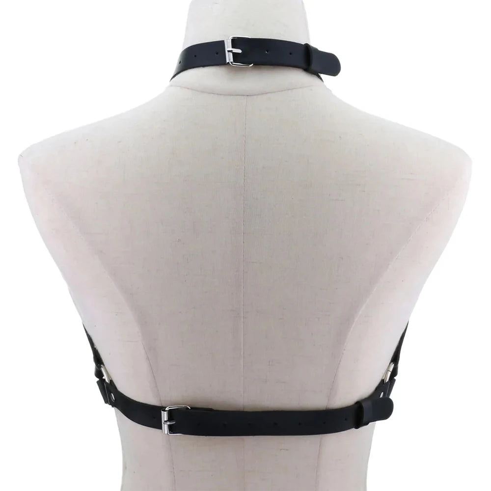 Goth Faux Leather Harnesses