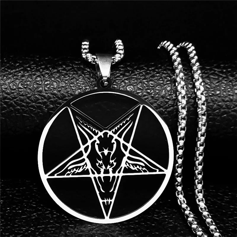 Large Talisman Stainless Steel Necklaces