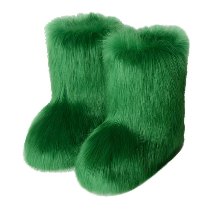 Faux Furry Boots