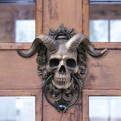 Satan Skull Sheep Head Wall Decoration