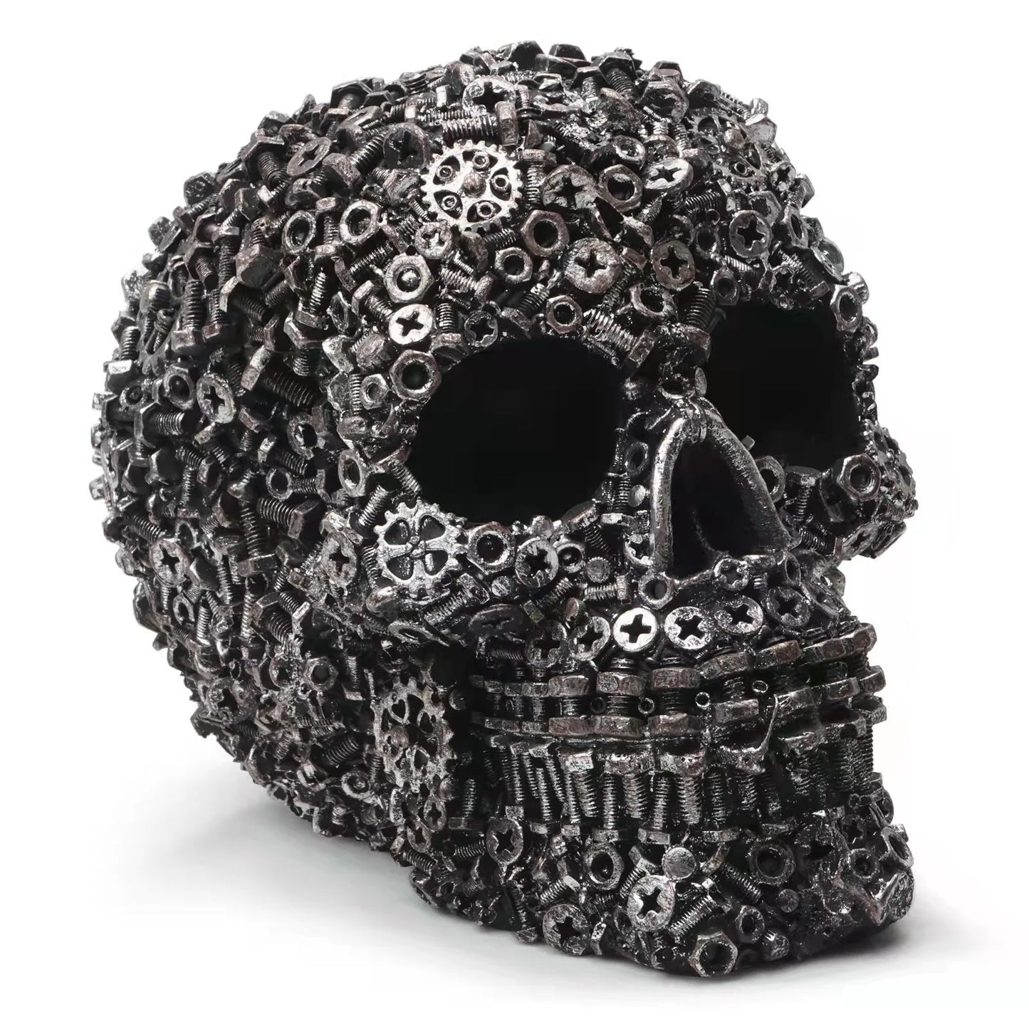 Resin Screw Mechanical Gear Style Skull