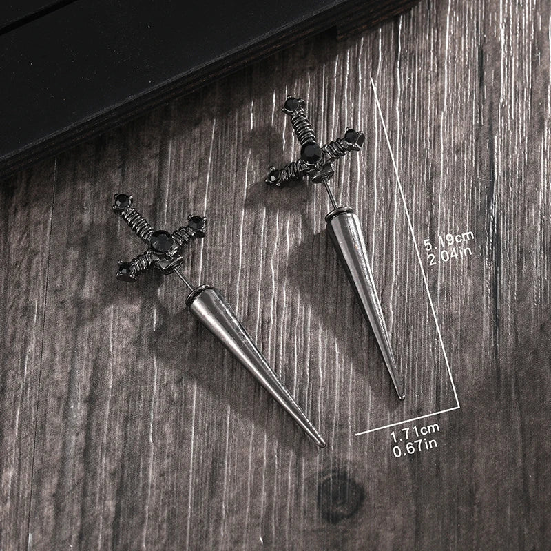 Kinitial Sword Earrings