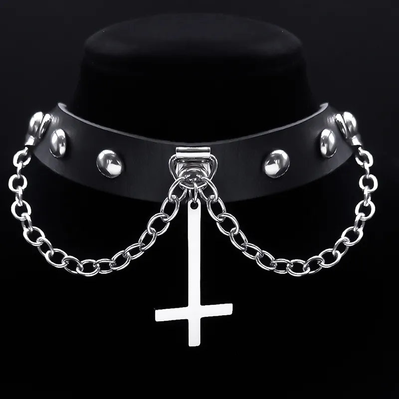 Gothic Stainless Steel Chokers