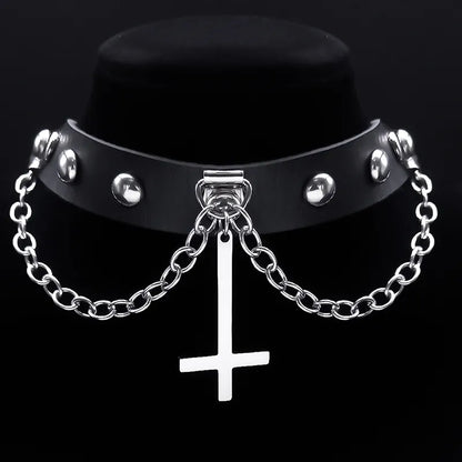 Gothic Stainless Steel Chokers