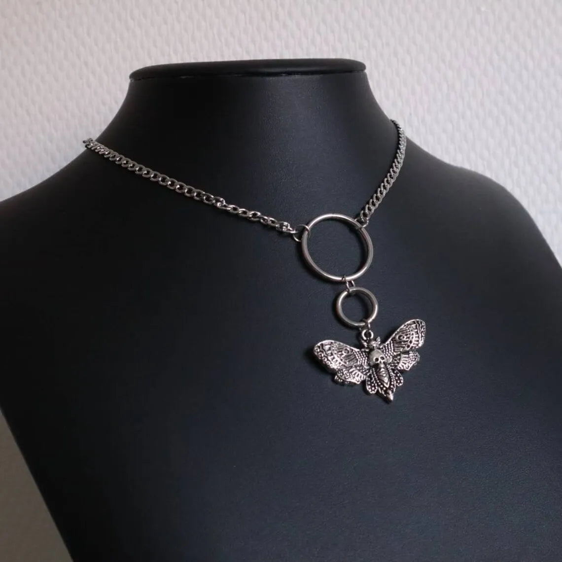 Death Moth Necklace Pendant Necklaces