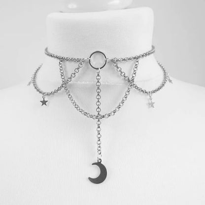 Gothic Chokers with Charms