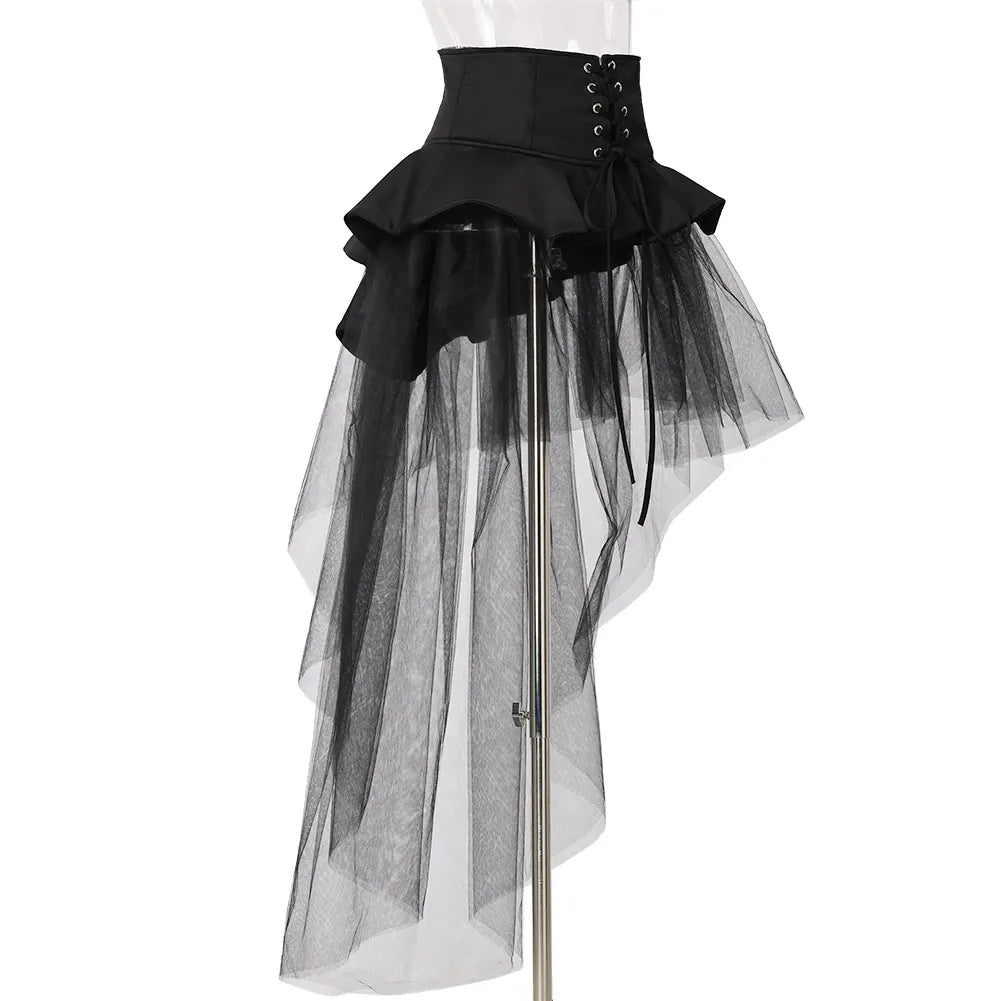 Gothic Corset Tulle Belt