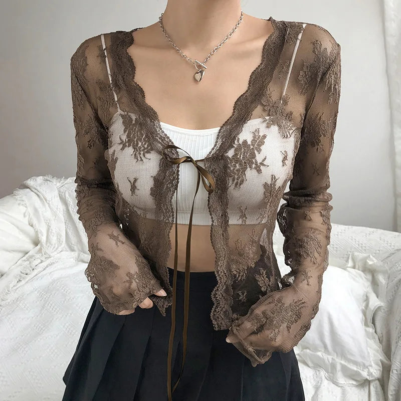 Sexy See Through Cardigans