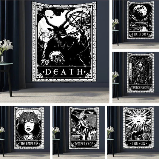 Wall Hanging Black Tapestry