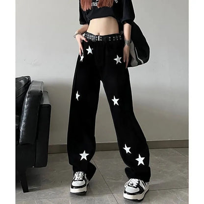 Denim Star Baggy Pants