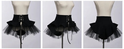 Gothic Corset Tulle Belt