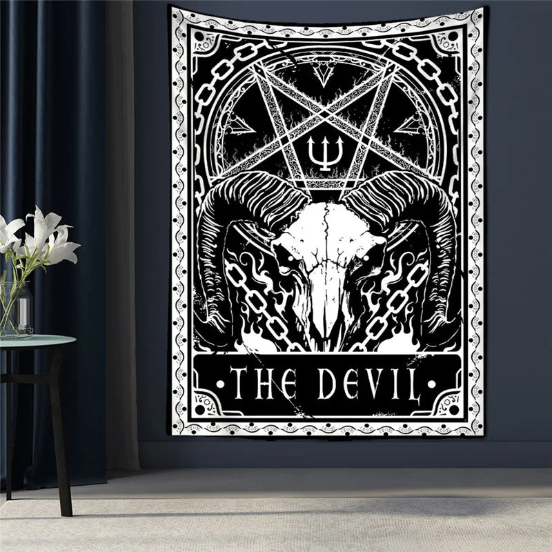 Wall Hanging Black Tapestry