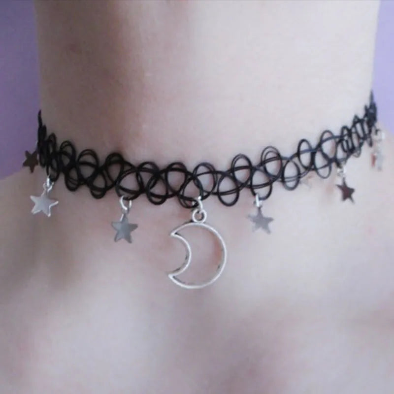 Gothic Moon Chokers