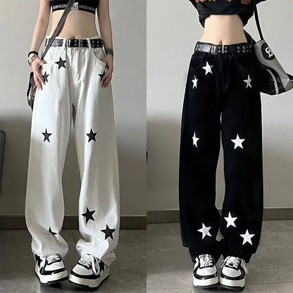 Denim Star Baggy Pants