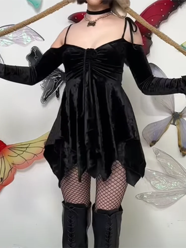 Goth Velvet Fairy Dresses