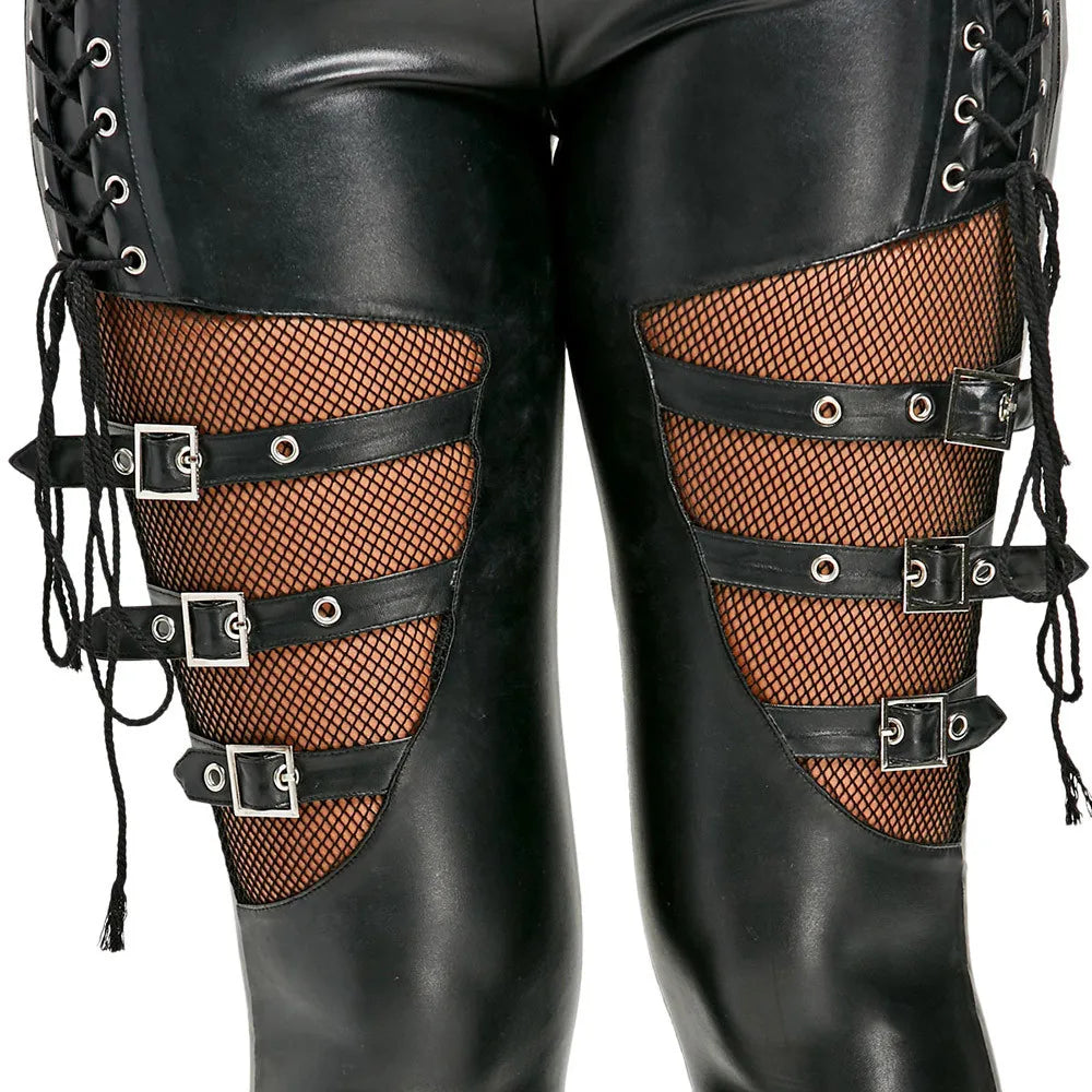 Faux Leather Skinny Pants