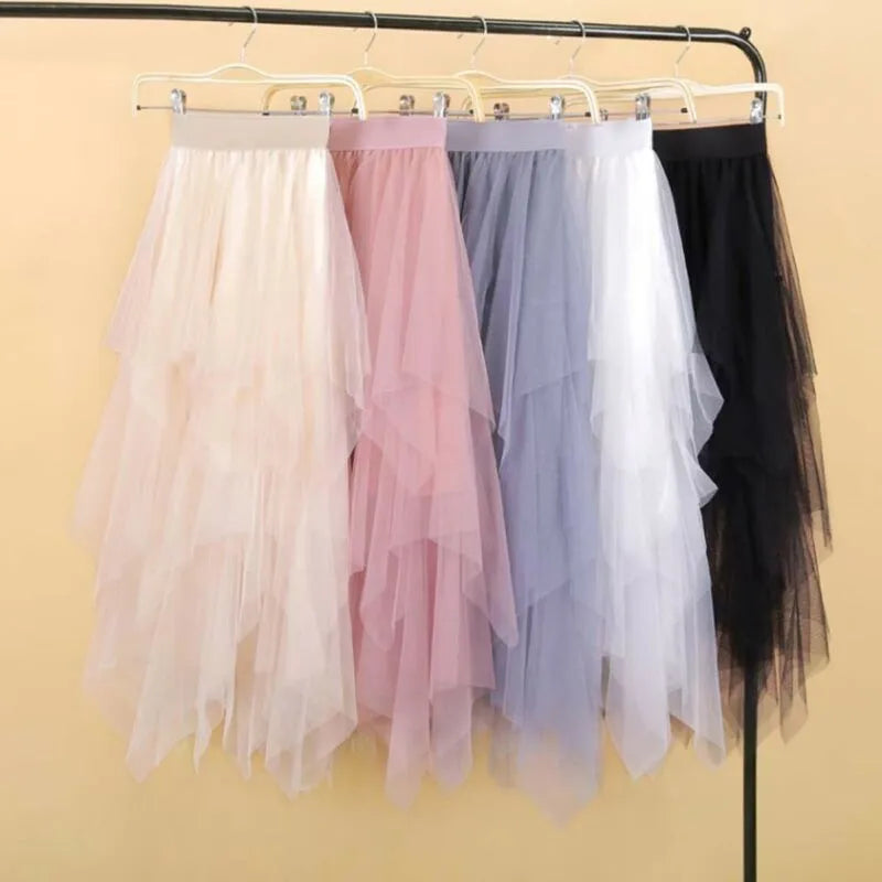 Tulle High Waist Skirts