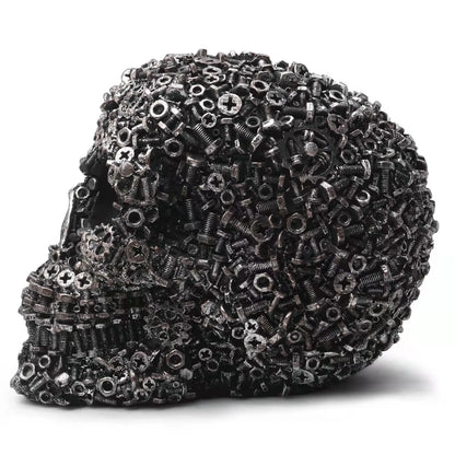 Resin Screw Mechanical Gear Style Skull