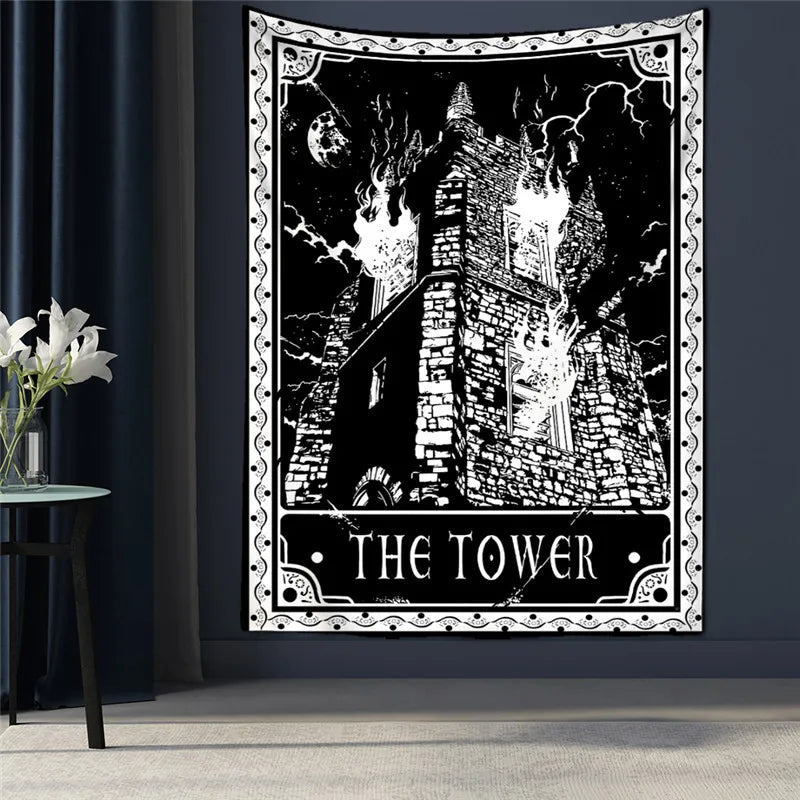 Wall Hanging Black Tapestry