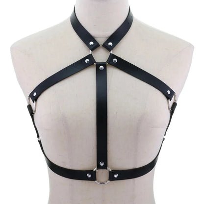 Goth Faux Leather Harnesses