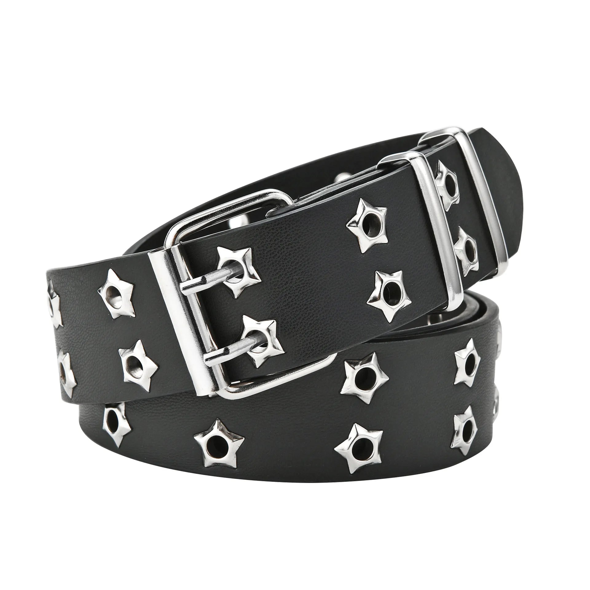 Star Double Pin Buckle Belt