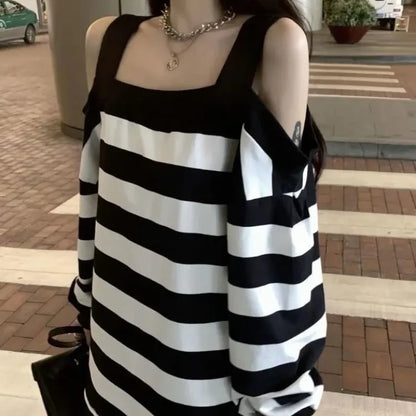 Striped Over Sized Top