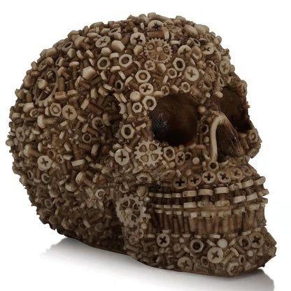 Resin Screw Mechanical Gear Style Skull