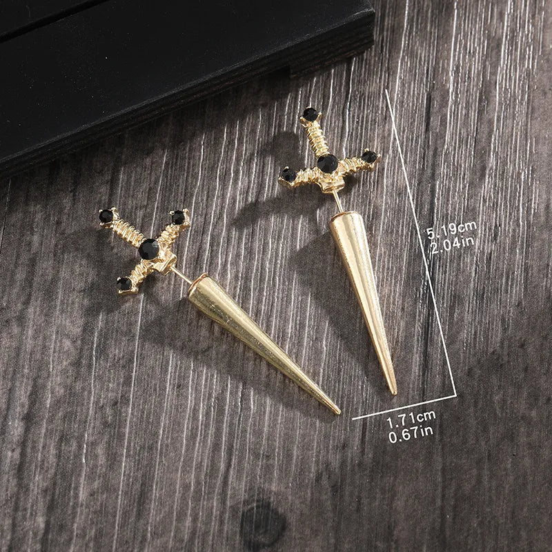 Kinitial Sword Earrings