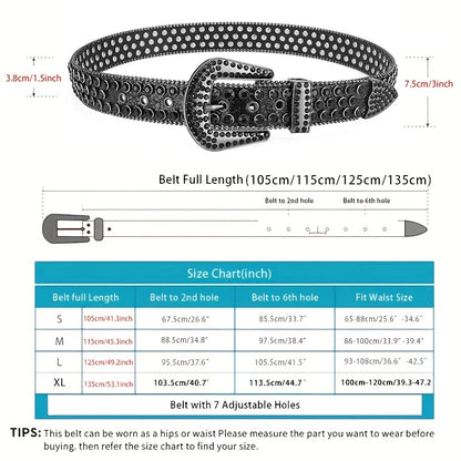 Rhinestone Fashion Belts