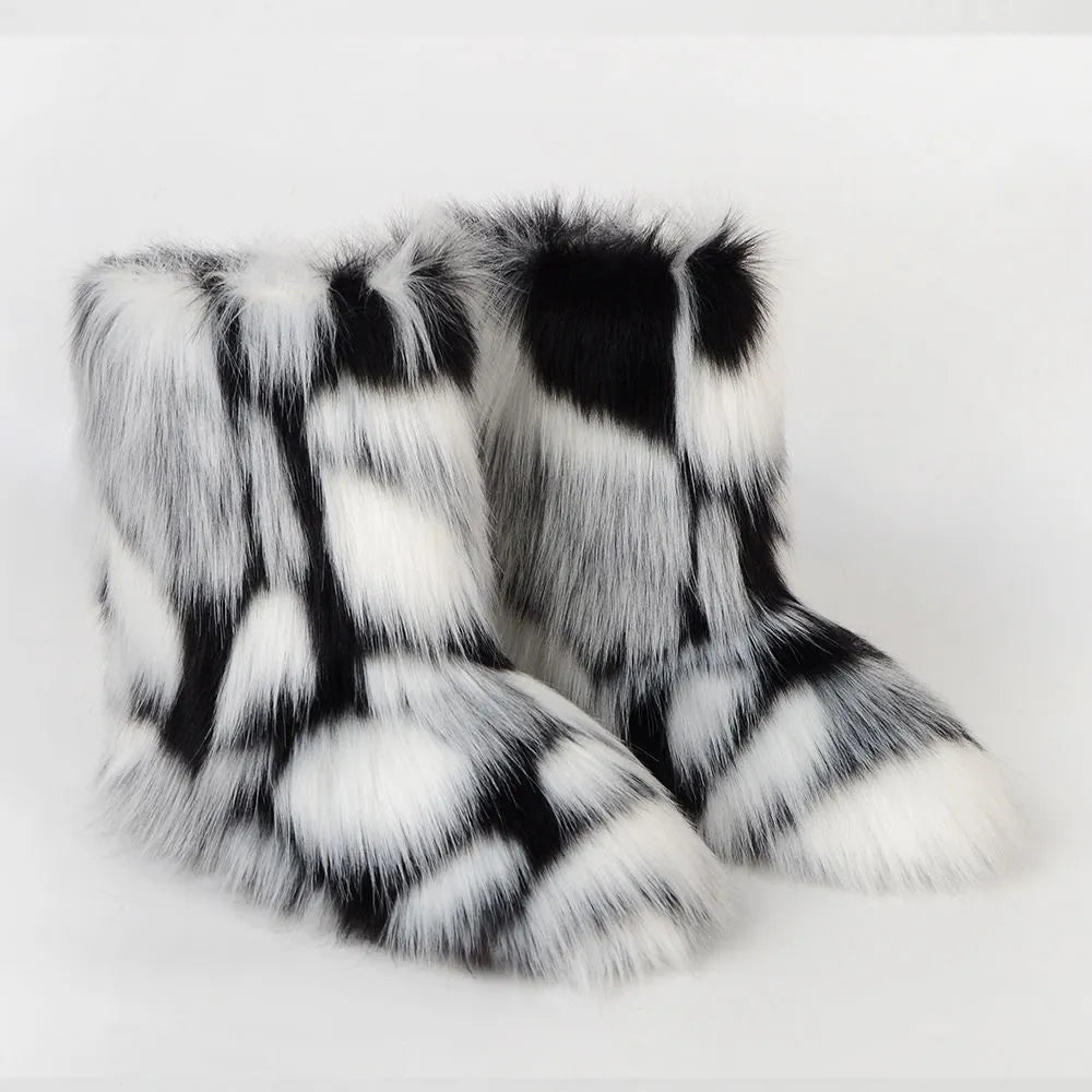 Faux Furry Boots