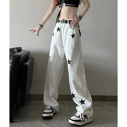 Denim Star Baggy Pants