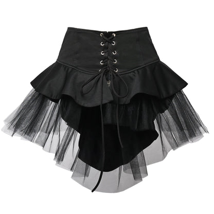 Gothic Corset Tulle Belt