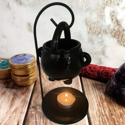 Hanging Witch Cauldron Wax Burner