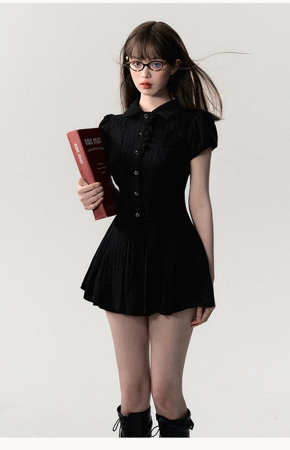 Button up Shirt A-line Dress